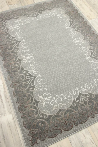 Dywan klasyczny Galya K3810A szaro-brązowy - rzut z boku