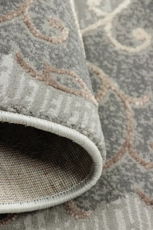 Dywan klasyczny Galya K3810A szaro-brązowy - bok