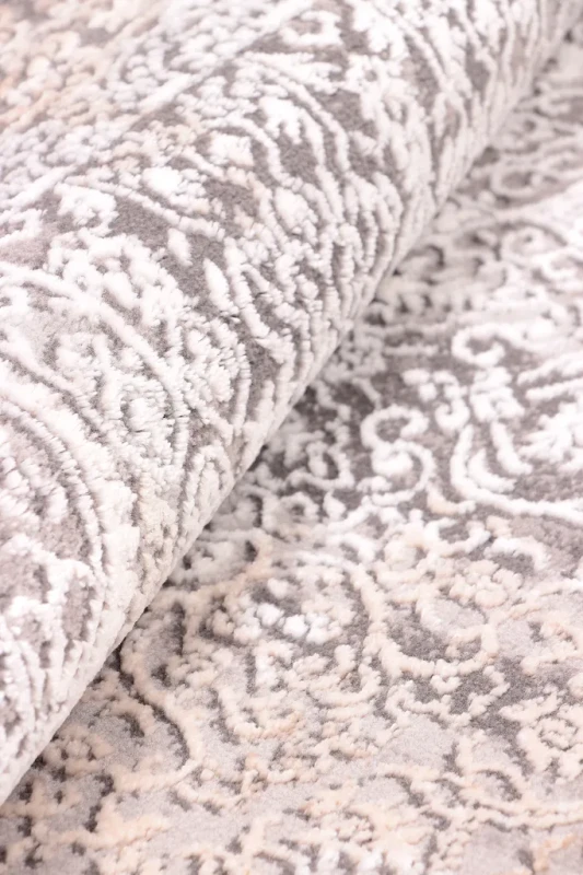 Dywan tradycyjny Galya K3815A szaro-brązowy - runo 3d