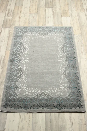 Dywan klasyczny Galya K3871A szaro-niebieski - rzut ukośny