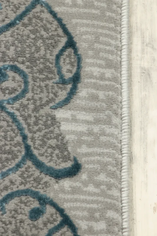 Dywan klasyczny Galya K3871A szaro-niebieski - brzeg