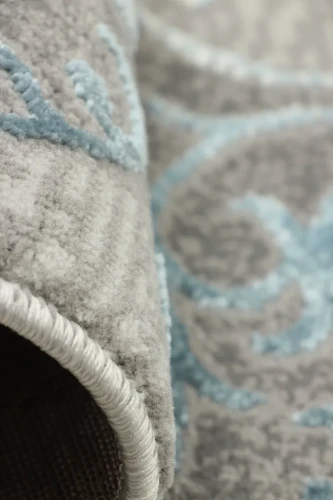 Dywan klasyczny Galya K3871A szaro-niebieski - brzeg