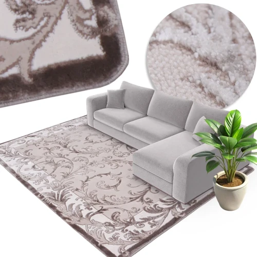 Dywan klasyczny Galya K4084A brązowy do salonu