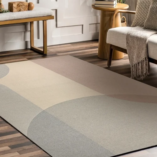 Dywan wełniany Flux 461.7.AE990 beż/szary aranżacja