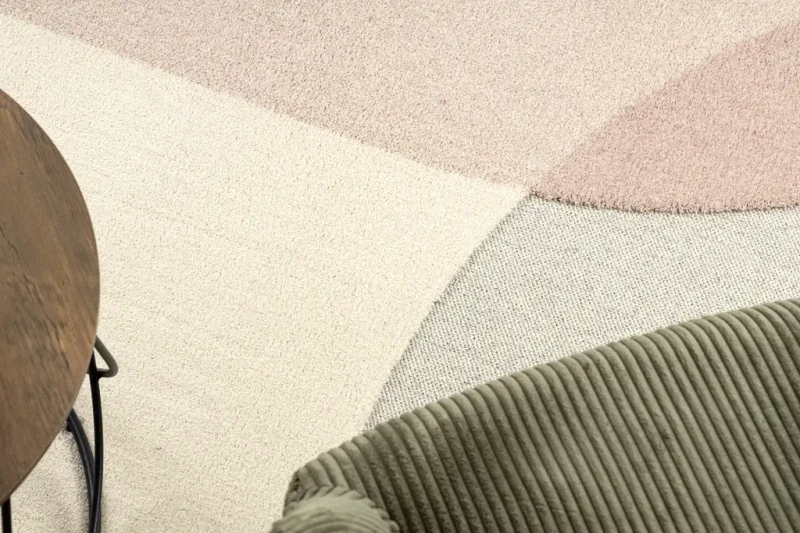 Dywan wełniany Flux 461.7.AE990 beż/szary struktura 3d