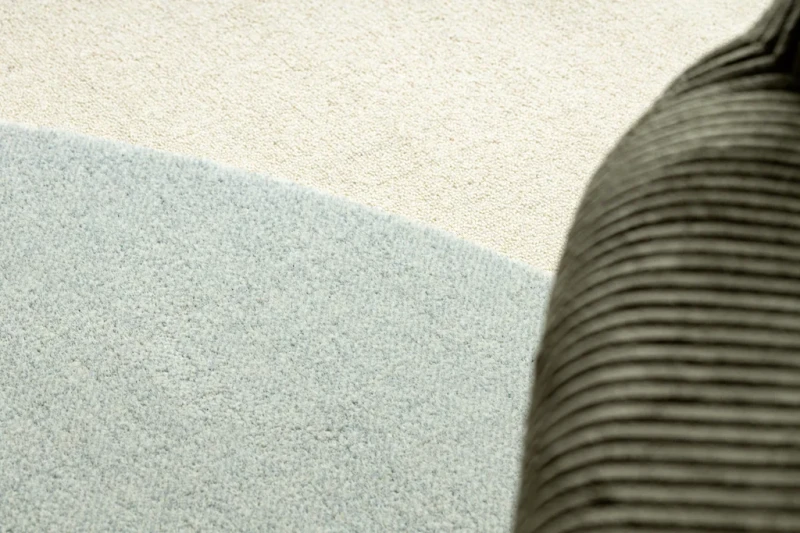 Dywan wełniany Flux 461.10.AE500 niebieski/krem struktura 3d