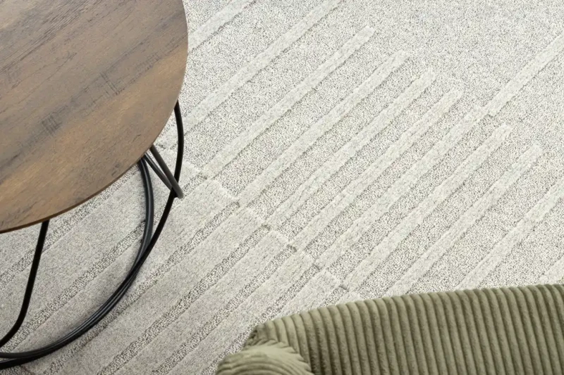 Dywan wełniany Flux 461.3.AE121 beż/szary struktura 3d