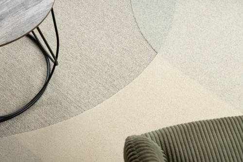 Dywan wełniany Flux 461.7.AE120 beż/szary struktura 3d