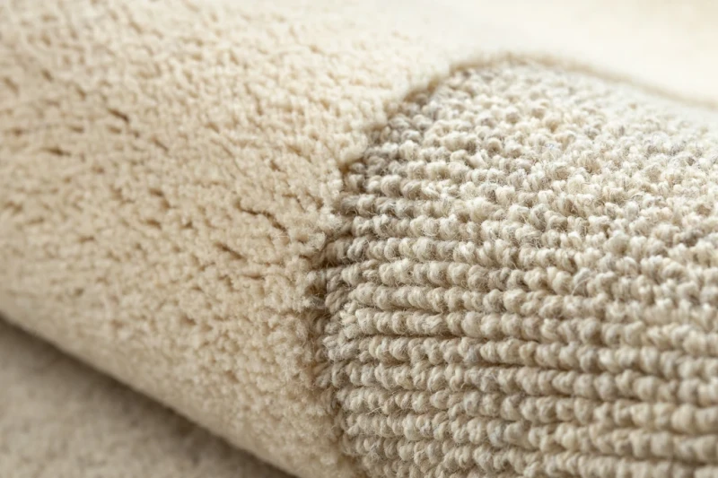 Dywan wełniany Flux 461.7.AE120 beż/szary runo pętelka i strzyżone