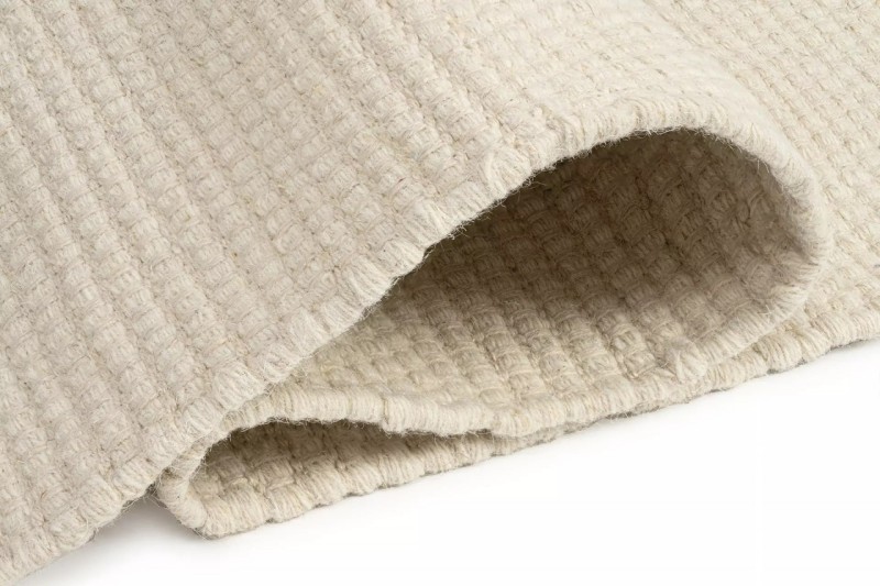 Dywan wełniany Loni WLC102 biały - bok