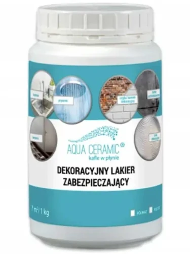 Impregnujący lakier do ścian Aqua Ceramic 1kg Półmat
