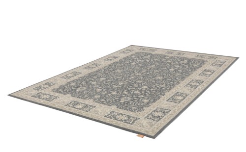 Dywan wełniany Agnella Regius Oskar grafitowy - rzut ukośny