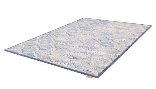 Dywan wełniany Agnella Regius Maisie niebieski - zdjęcie pod kątem