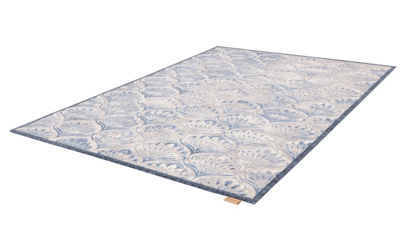 Dywan wełniany Agnella Regius Maisie niebieski - zdjęcie pod kątem