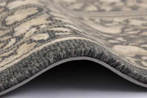 Dywan tradycyjny Agnella Regius Lumina grafitowy - brzeg