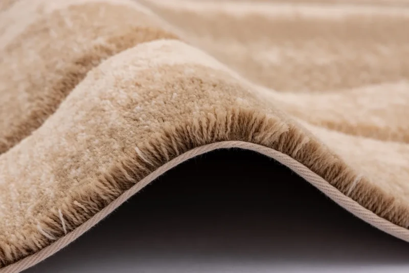 Dywan wełniany Agnella Opal Rosalie beżowo-kremowy - brzeg