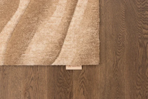 Dywan nowoczesny Agnella Opal Rosalie beżowo-kremowy - róg