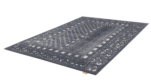 Dywan wełniany Agnella Opal Masi grafit - rzut ukośny