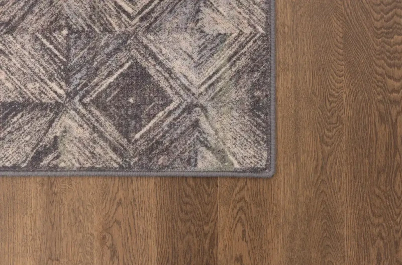 Dywan wełniany Agnella Isfahan Estera antracytowy wzór