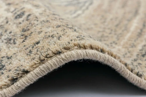 Dywan wełniany nowoczesny Agnella Isfahan Glomma len runo i obszycie