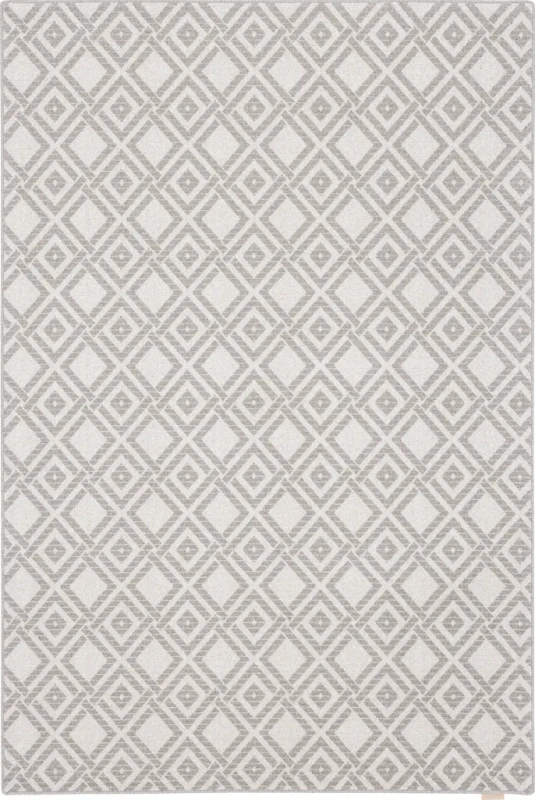 Dywan wełniany geometria Agnella Noble Wiko jasny szary
