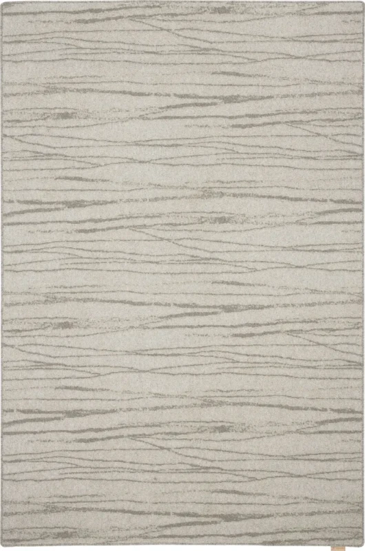 Dywan wełniany w prążki Agnella Noble Tejat jasny szary