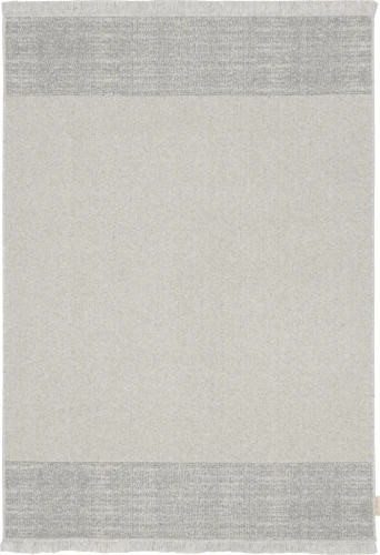 Dywan wełniany z frędzlami Agnella Noble Sullo jasny szary