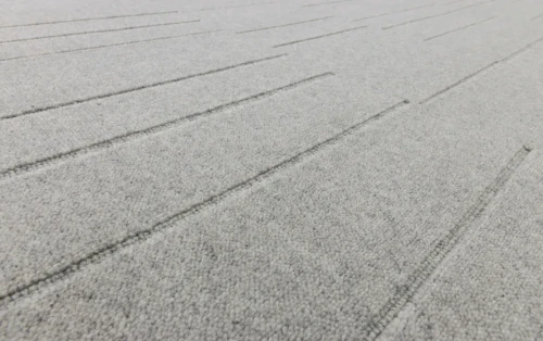 Dywan wełniany Agnella Noble Shift szary - runo 3d