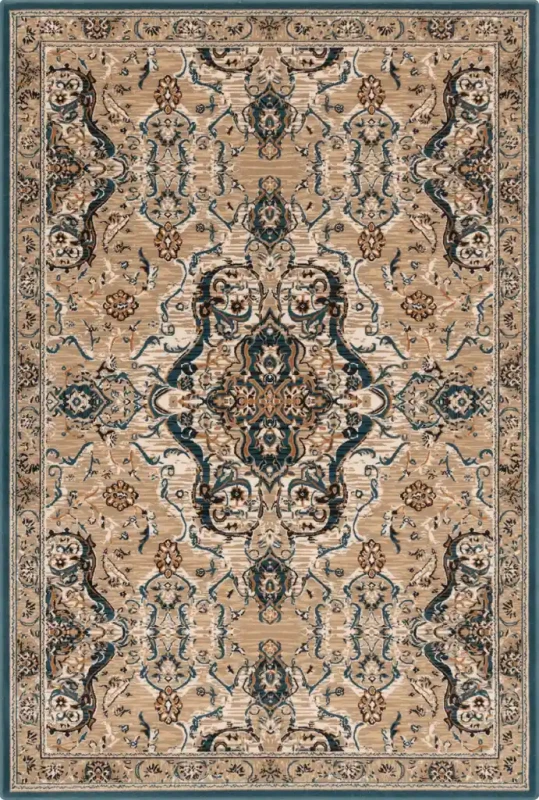 Dywan wełniany Agnella Isfahan Lorica ciemny beż