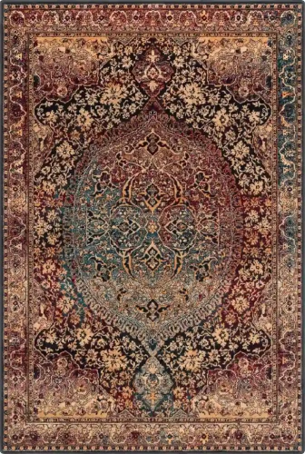 Dywan wełniany klasyczny Agnella Isfahan Maidas granat