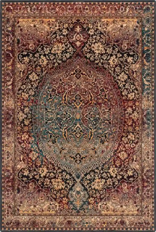 Dywan wełniany klasyczny Agnella Isfahan Maidas granat