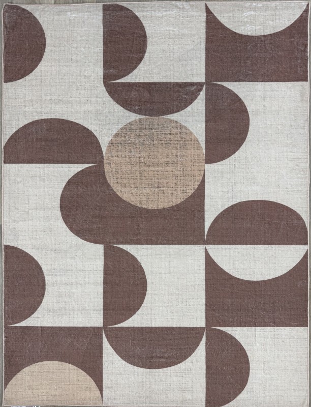 Dywan Art Deco geometria Wisp HJ-BBK10 brązowy
