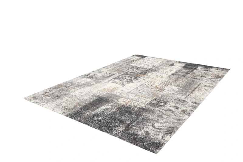 Dywan vintage FD Lush Sewing popiel rzut z boku