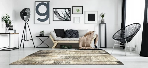 Dywan vintage FD Lush Sewing beż (BINDING) aranżacja