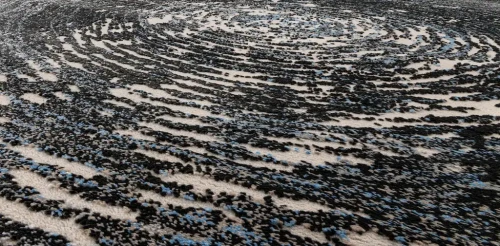 Dywan 3d FD Lush Vitel P antracyt (binding) dwupoziomowe runo