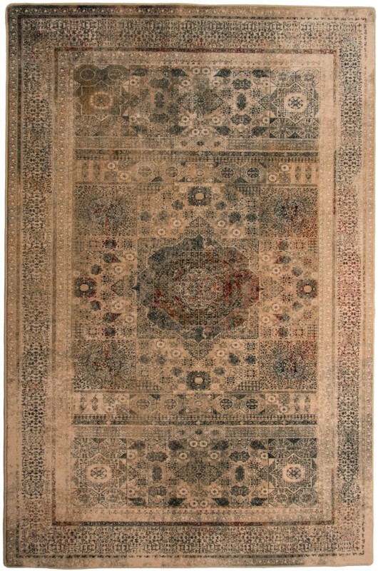 Dywan wełniany Dywilan Omega Mamluk krem 135x200 cm 24h