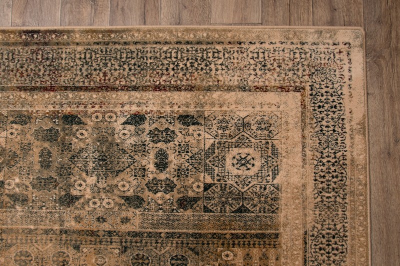 Dywan wełniany Dywilan Omega Mamluk krem - brzegi