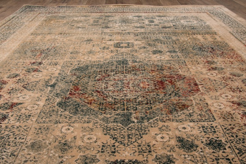 Dywan wełniany Dywilan Omega Mamluk krem - wzór