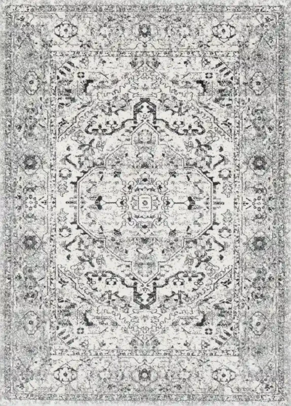 Dywan vintage FD Lush Lusia popiel (binding)