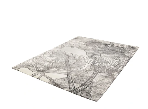 Dywan nowoczesny FD Lush Sammy perła (binding) rzut z boku