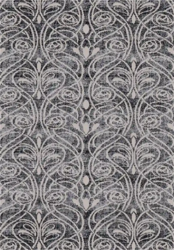 Dywan 3d FD Lush Secesjo P antracyt (binding)