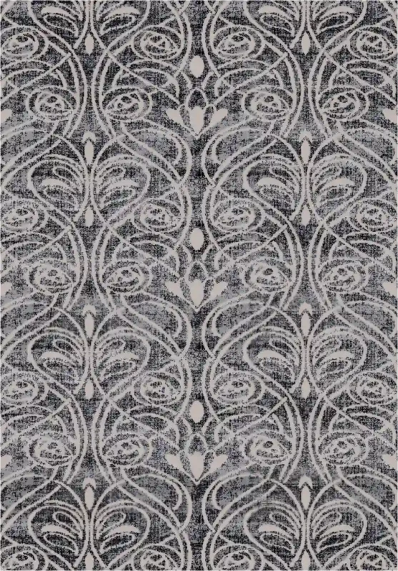 Dywan 3d FD Lush Secesjo P antracyt (binding)