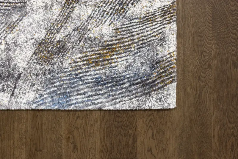 Dywan nowoczesny FD Lush Konko popiel (binding) wzór