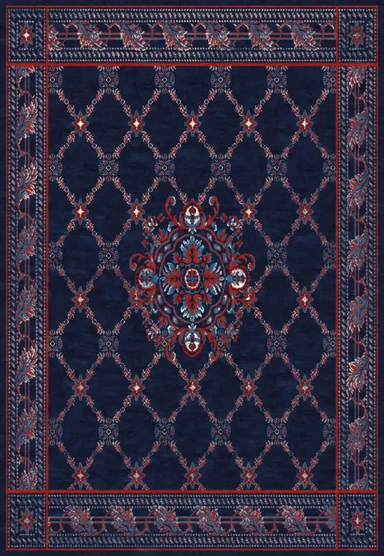 Dywan tradycyjny FD Optimal Nestore granat