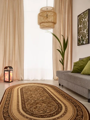 Dywan owalny FD Standard Aralia beż aranżacja