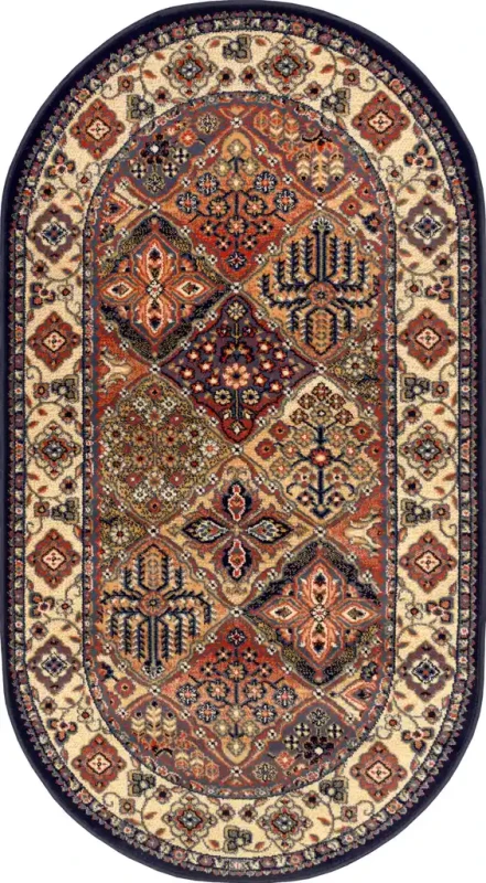 Dywan owalny FD  Standard Bergenia złocisty