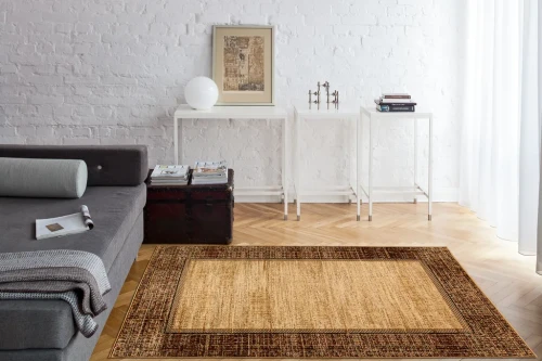 Dywan nowoczesny FD Standard Cornus piaskowy aranżacja