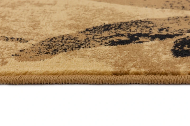 Dywan nowoczesny FD Standard Floris czarny runo