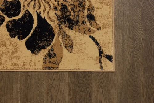 Dywan nowoczesny FD Standard Floris czarny wzór