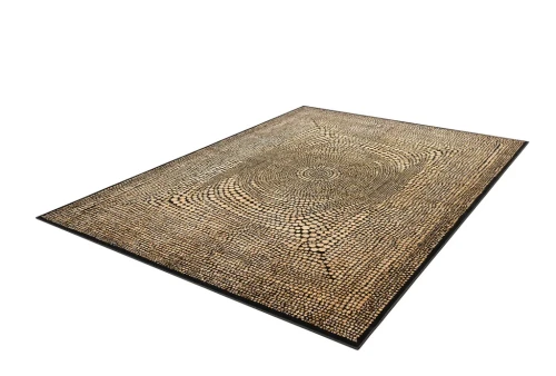 Dywan nowoczesny FD Standard Focus beż rzut z boku